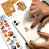 タイガーチェーンベアメタルステッカー / Tiger Chanibear Metal sticker