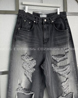 ダークブルービンテージワイドデニム / TR2423 Dark Blue Vintage Wide Denim (XS ~ L)