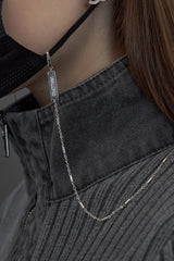 [20W]LOGO MASK STRAP / SILVER (4614353059958)