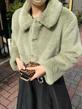 [MADE] Pudding Fur Jacket (Matcha Green)
