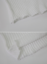 HP Cotton Loose Crop Knit (5color)