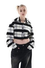 モヘアチェックシャツ/MOHAIR CHECK SHIRT