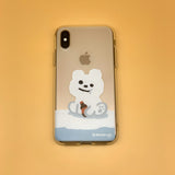 Polar bear jellycase (iphone case) (6638863384694)