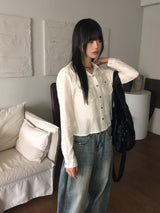 Hijo レザーカットクロスショルダーバッグ