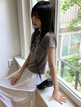 ピクトレイヤードショルダートゥーム半袖Tシャツ
