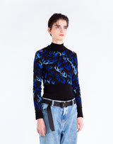 "psln" メッシュトップ クロッププルオーバー / "psln" mesh top crop-pullover (4437321351286)
