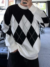 Never roil Overfit Argyle Knit
