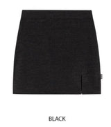 ポイントスリットミニスカート / HIDE Slit Skirt (4606068359286)