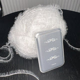 Ribbon mood silver magsafe card slot (card slot)