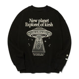 ウィティーバニープラネットエクスプローラースウェットシャツ／WITTY BUNNY PLANET EXPLORER SWEATSHIRT V1 [BLACK]