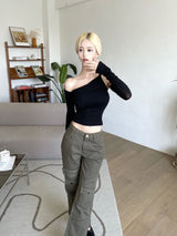 ハイパーツイストトップセット/493. Hyper twist top set (bk, wh, blue, cocoa)