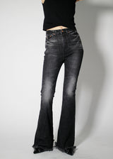 ラフブーツカットデニムパンツ / no.3005 Rough Bootcut Denim Pants (2color)