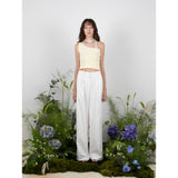 トラックアンバランスノースリーブトップ / TRACK UNBALANCE SLEEVELESS TOP - LEMON