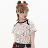 Flower Crop-T [Ivory_olive] (6593006698614)
