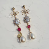 ハートプリンセスイヤリング / Heart Princess Earring
