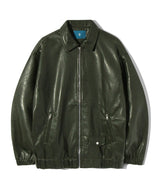ミニマルライダーソフトレザージャケット/ Minimal Rider soft-Leather Jacket J22 Khaki