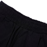 ワンタックワイドフィットショートパンツ/ONE TUCK WIDE FIT SHORT PANTS-BLACK