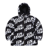 BSR2223FWJK001 LOGO HOODIE WELLON PARKA BLACK