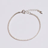 シルバーテニスブレスレット / silver tennis bracelet (silver)