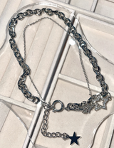 ダブルスターネックレス/Double Star Necklace