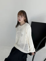 ロペマップニット/Rope Map Knit (2color)