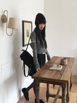 Nikun brushed slit polar t-shirt