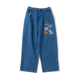 コラボレーションワッペンバルーンデニム / Collaboration Patch balloon denim pants I Younger Song × ANGLAN