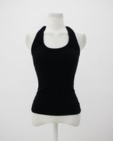 シャーリングホルターネックスリーブレス / Shirring halterneck sleeveless (5color)