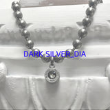 9mm ボールチェーン バレットバック ネックレス / [BLESSEDBULLET]9MM Ball chain BULLETBACK necklace