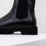 4cm up カウハイドスクウェレトチェルシーブーツ / 4cm up Cowhide Squareto Chelsea Boots