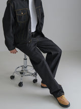 buffett non-fade denim pants 3color