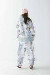 ロイヤルフリースフードジャケット / BSR2223FWJK104 ROYAL FLEECE HOODED JACKET BEAR RABBIT PASTEL CHECK