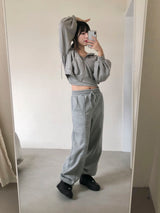 Melora hood zip-up set