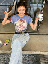 チェリーケーキ半袖Tシャツ