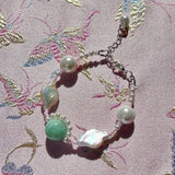 Jade Flower Goddess Bracelet