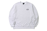 フラワーリボンスウェットシャツ/FLOWER RIBBON SWEAT SHIRT_LIGHT GREY