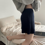 リブドドローストリングショーツ / Ribbed Drawstring Shorts
