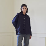カジュアルシャツ/CASUAL SHIRT (NAVY)
