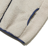 グラフィックフリースジャケット/GRAPHIC FLEECE JACKET IVORY (6698688479350)