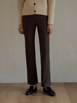 Slim bootcut slacks (6639424569462)