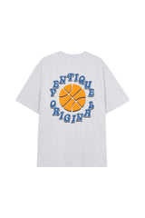 バスケットボールエンブロイダリーTシャツ / VENTIQUE basketball Embroidery T 5color