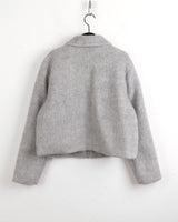 [Wool 50] Milko Mohair Short Collar Jacket