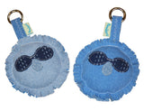 Blue Friends Keyring-sun
