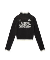 W SLAMMERS TURTLE NECK KNIT BLACK(CV2DFFK640A)
