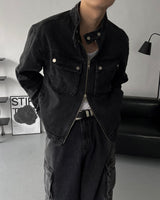 OA Cargo Biker Denim Jacket (2 colors)
