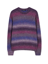 グラデーションセーター/GRADATION SWEATER PURPLE BLUE