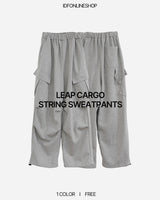 LEAP カーゴストリング スウェットパンツ