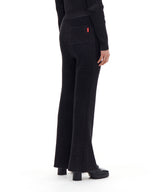 SMALL LOGO BOOTSCUT KINT PANTS (BLACK)