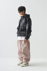 ウィンド4ポケットフーデッドジャケット//BSR2223FWJK038 WIND 4POCKET HOODED JACKET BLACK