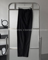 CRファインフェイクデニムワイドスラックス